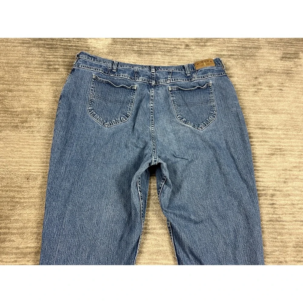 Riders by Lee Jeans Womens 26W M Blue Relaxed Fit High‎ Rise Straight Leg Denim